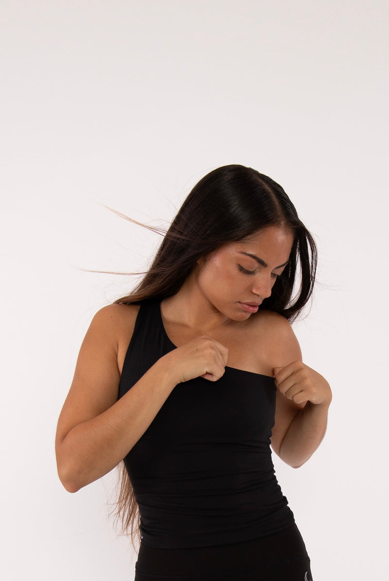 One shoulder top